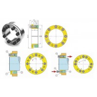 BIKON-Technik鎖緊裝置應用于各個行業，如風力站、鋼廠、電廠