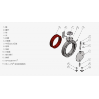 Warex DKZ APS?系列蝶閥，可在 -40 °C 至 +200 °C 的溫度范圍內使用
