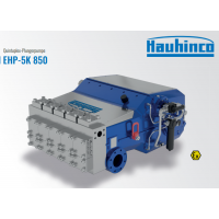 Hauhinco EHP-5K 850 五聯柱塞泵，流量可達 2109 dm3/min
