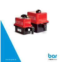 bar GmbH 電動執行器 STV系列，使用壽命長、運行可靠性高等特點