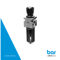 德國bar GmbH 過濾減壓閥 MW-C 型，結構緊湊，帶有集成緊固鉆