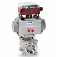 Warex Valve 球閥DBV400，采用法蘭設計，一側密封，有自由出口