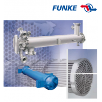 FUNKE 管殼式換熱器，主要用于冷卻潤滑油和液壓油或水的加熱